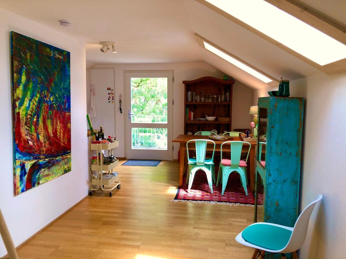 Charmante Ferienwohnung mit Balkon im 5-Seen-Land Hechendorf am Pilsensee Exterior foto