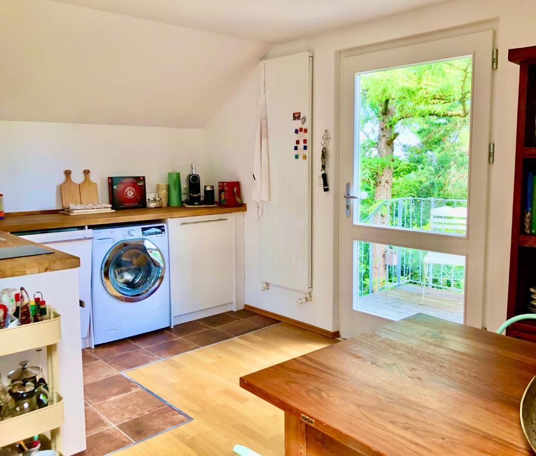 Charmante Ferienwohnung mit Balkon im 5-Seen-Land Hechendorf am Pilsensee Exterior foto