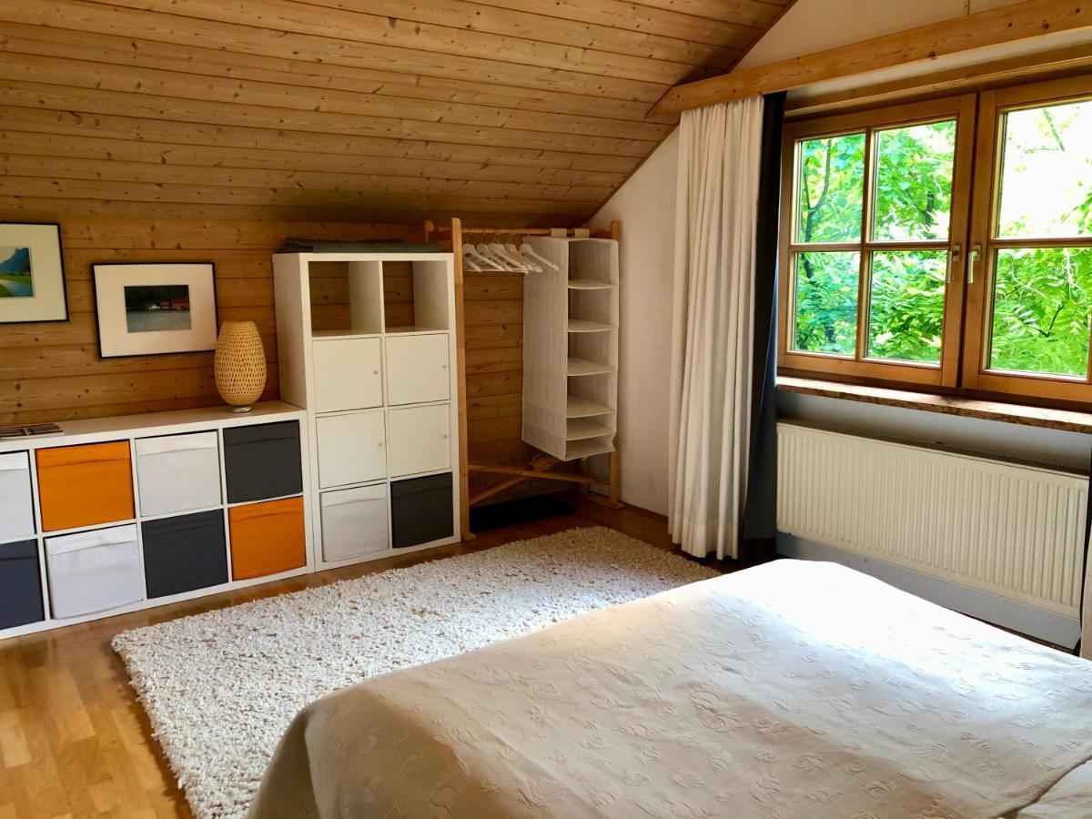 Charmante Ferienwohnung mit Balkon im 5-Seen-Land Hechendorf am Pilsensee Exterior foto