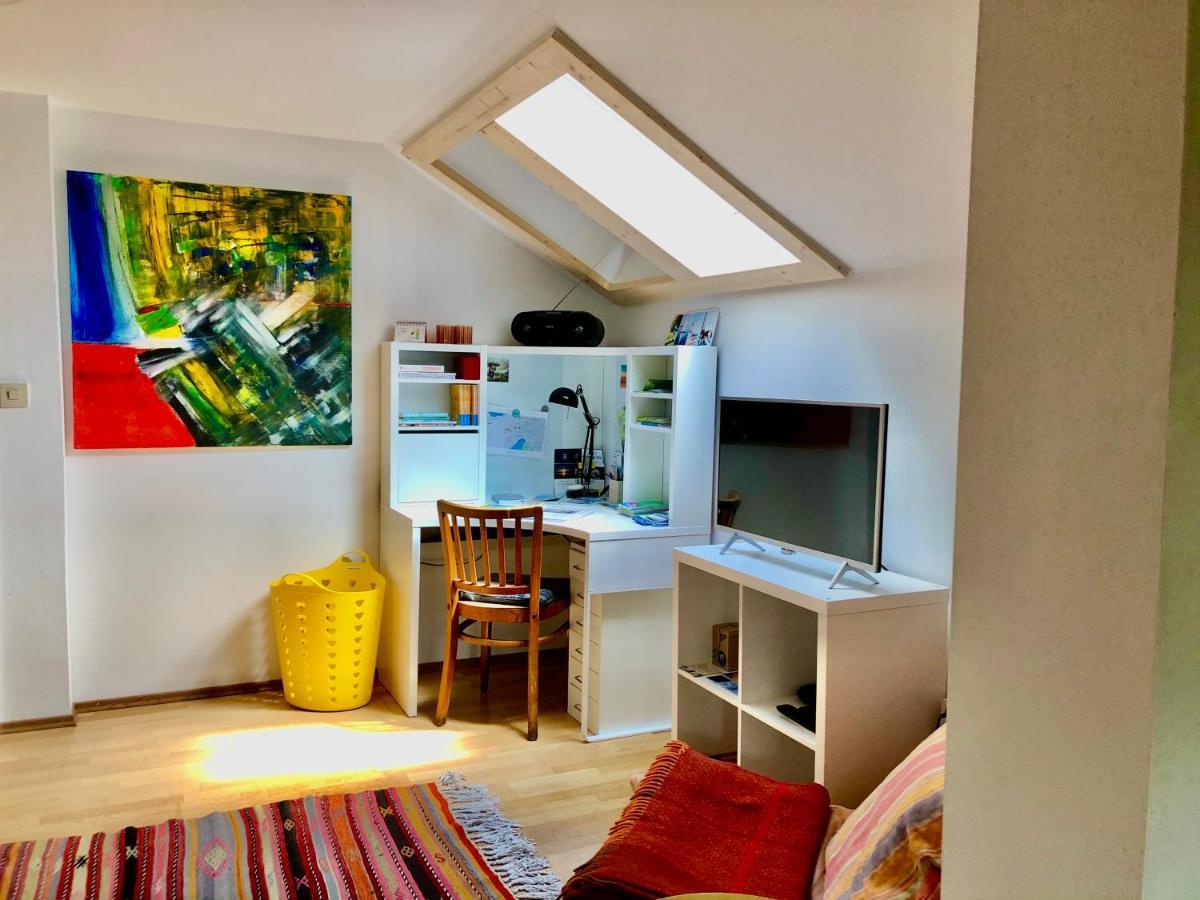 Charmante Ferienwohnung mit Balkon im 5-Seen-Land Hechendorf am Pilsensee Exterior foto