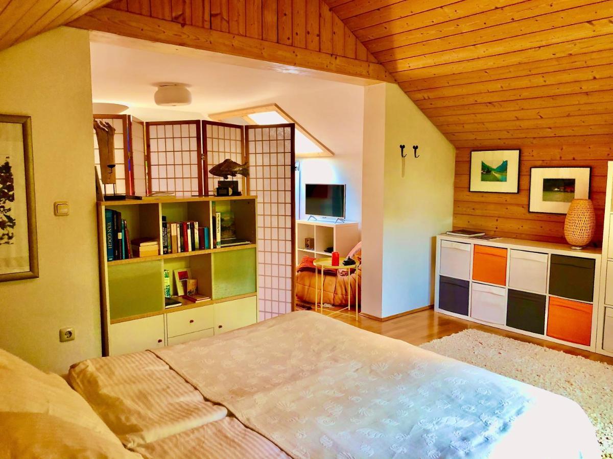 Charmante Ferienwohnung mit Balkon im 5-Seen-Land Hechendorf am Pilsensee Exterior foto
