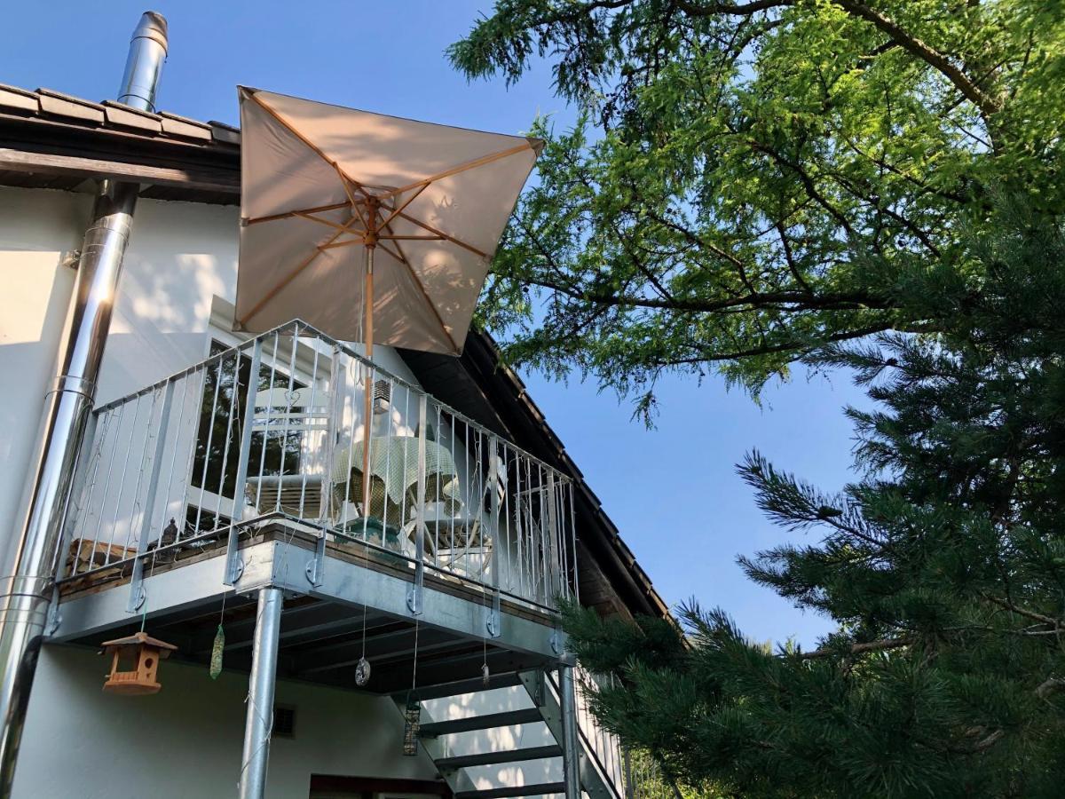 Charmante Ferienwohnung mit Balkon im 5-Seen-Land Hechendorf am Pilsensee Exterior foto