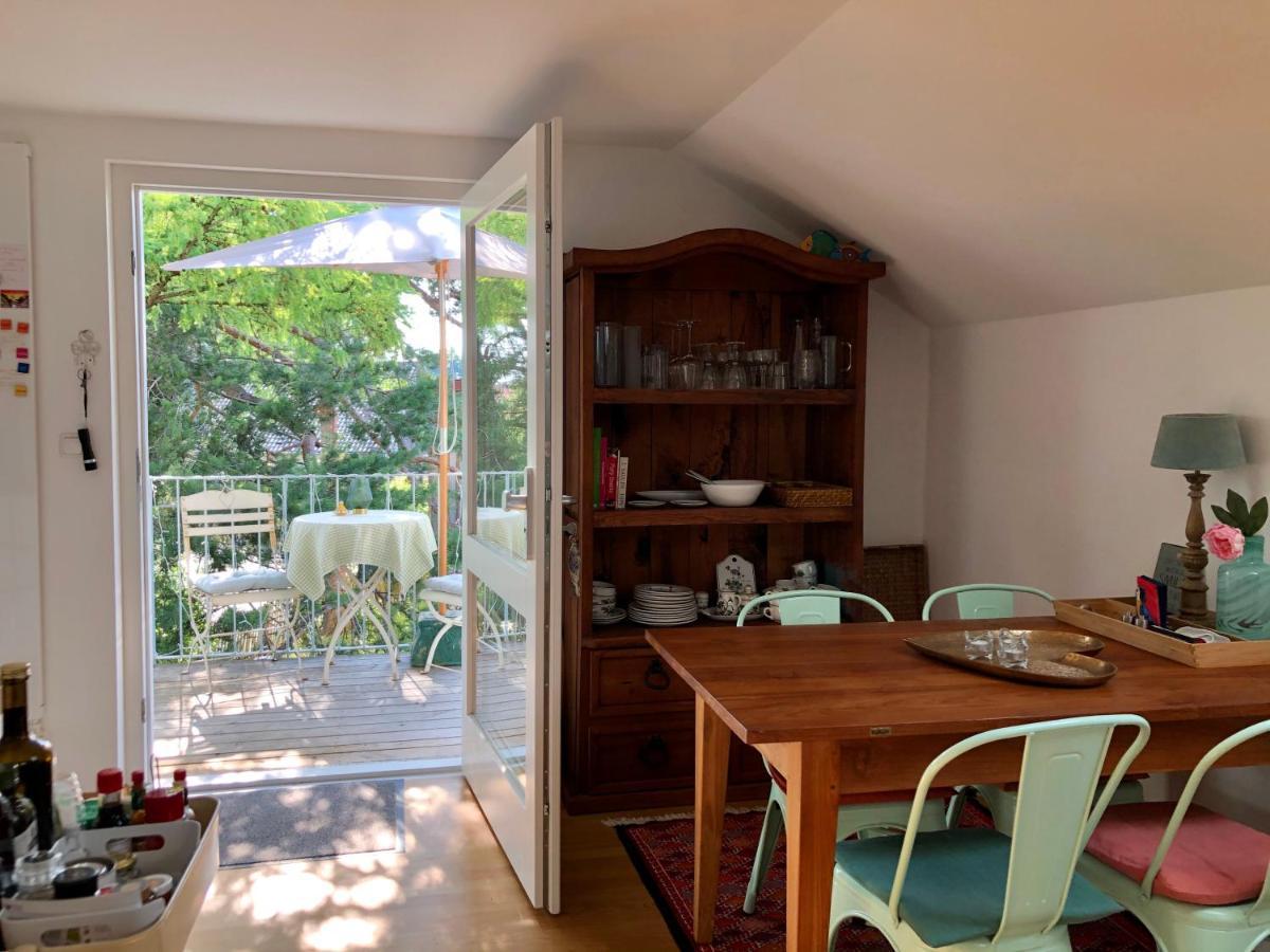 Charmante Ferienwohnung mit Balkon im 5-Seen-Land Hechendorf am Pilsensee Exterior foto