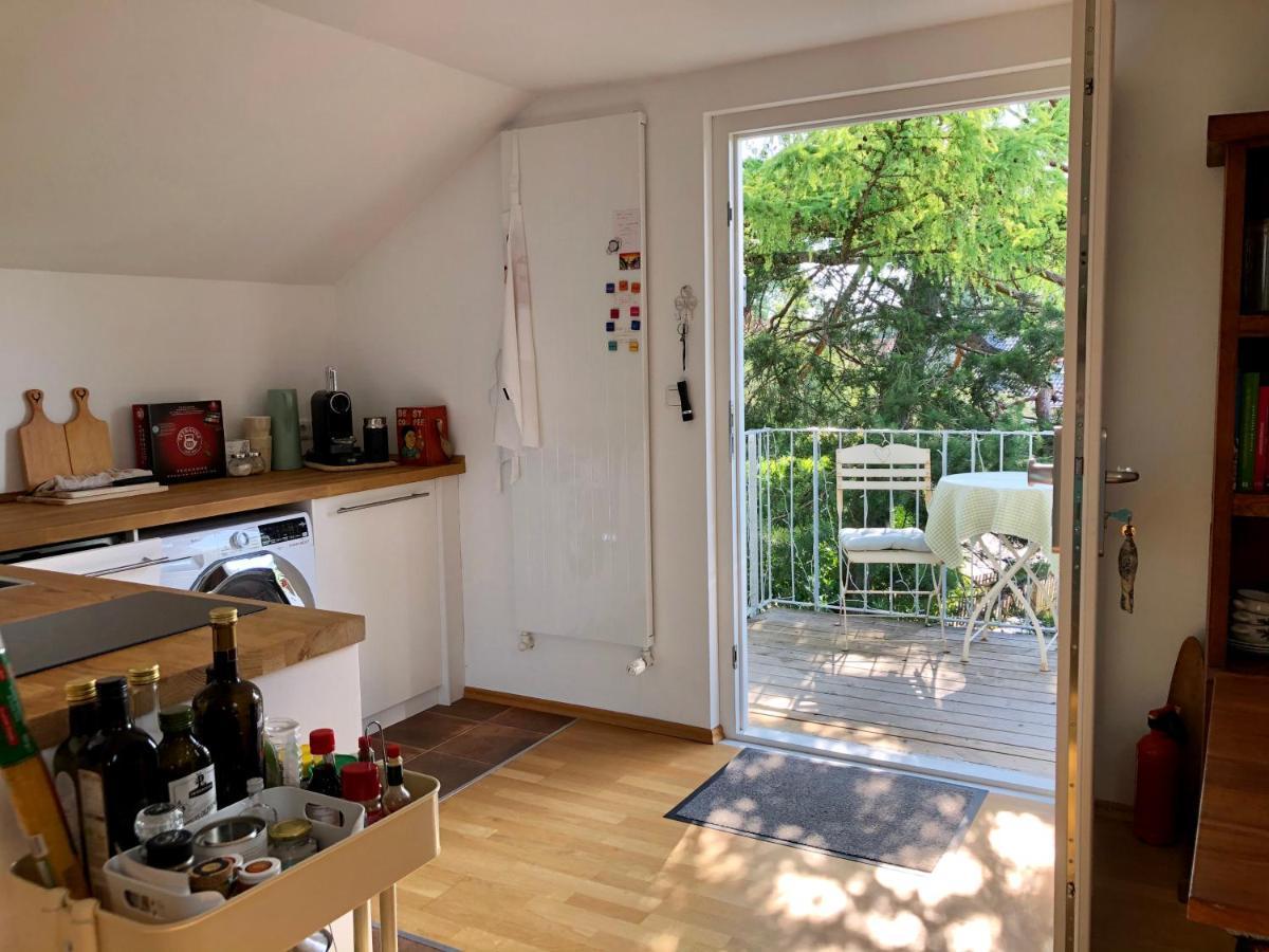 Charmante Ferienwohnung mit Balkon im 5-Seen-Land Hechendorf am Pilsensee Exterior foto