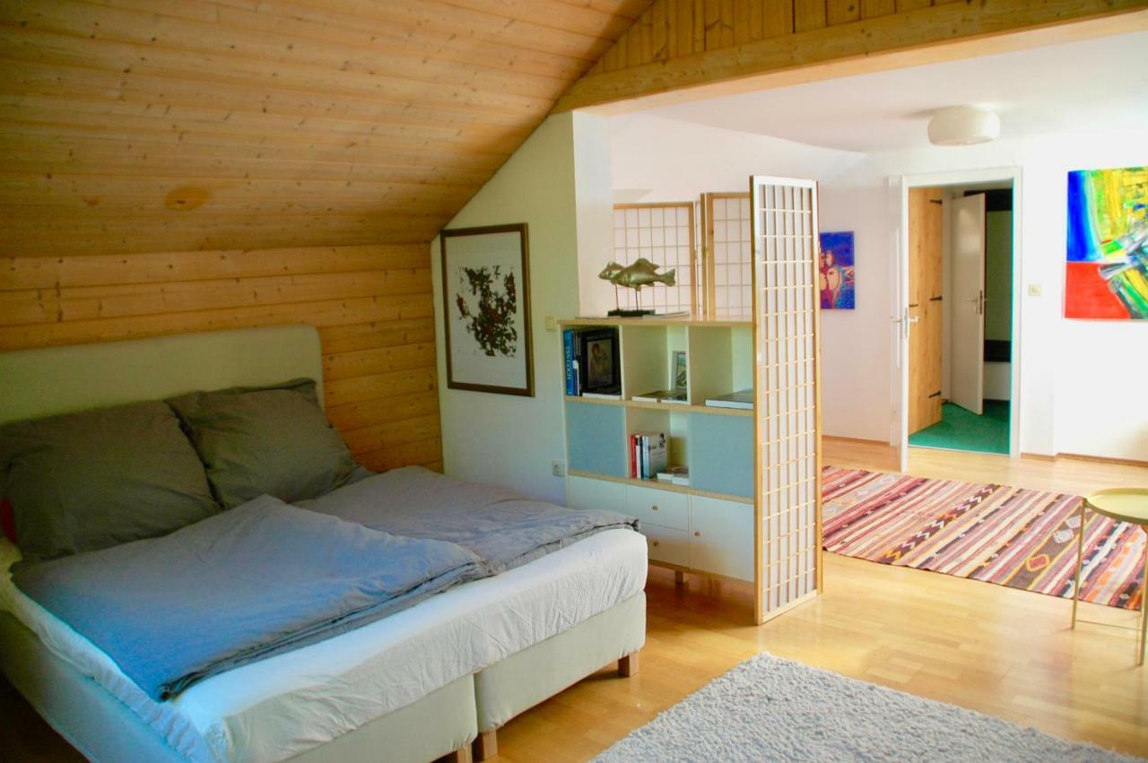 Charmante Ferienwohnung mit Balkon im 5-Seen-Land Hechendorf am Pilsensee Exterior foto